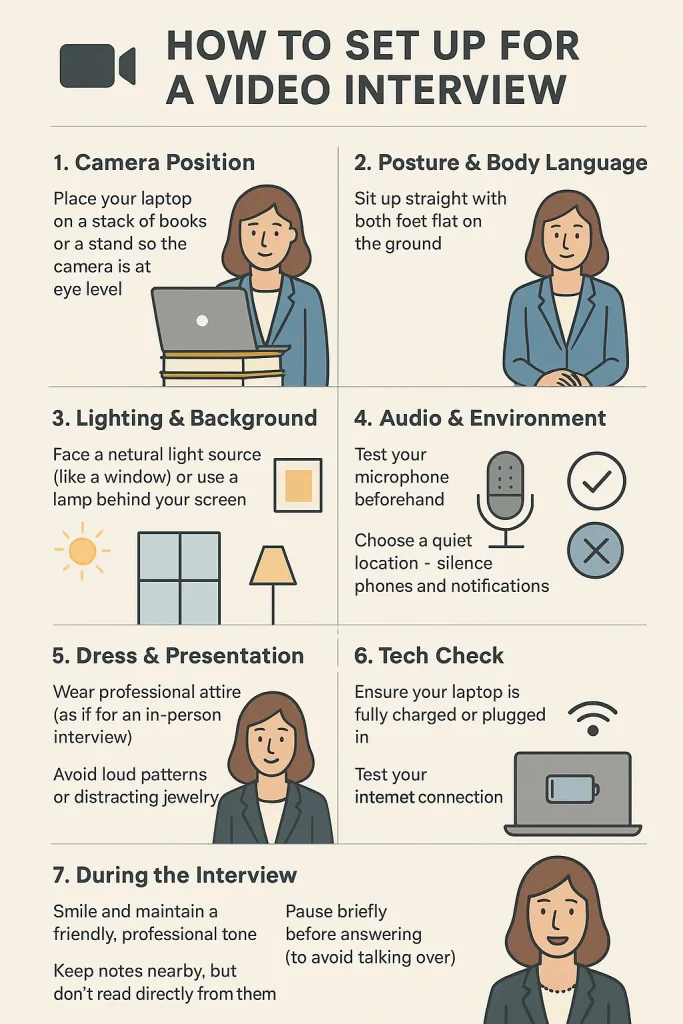 How To Set Up For A Video Interview