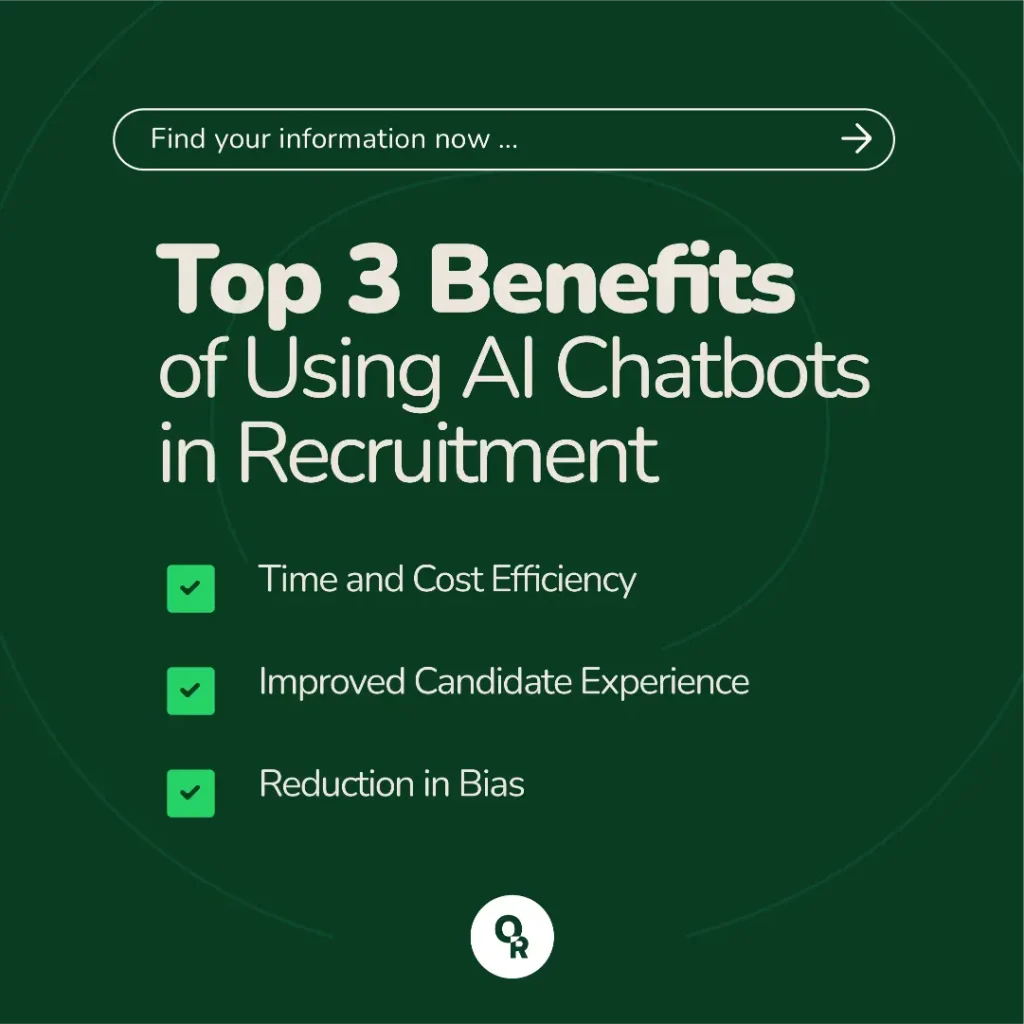 Benefits of Using AI Chatbots in Recruitment