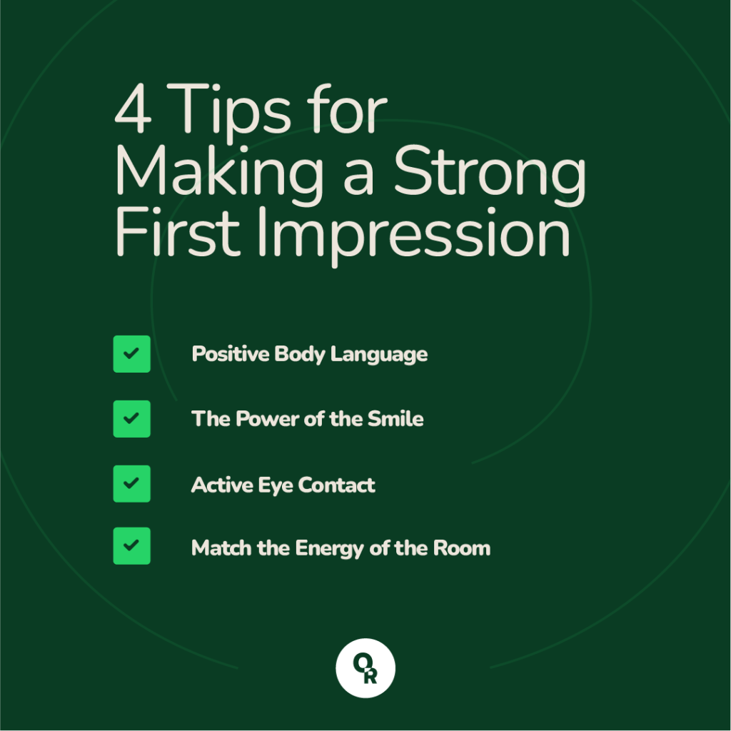 how to make a strong first impression