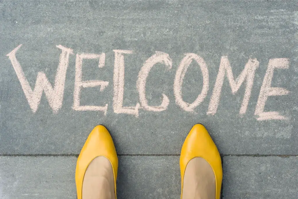 first day arrive at work