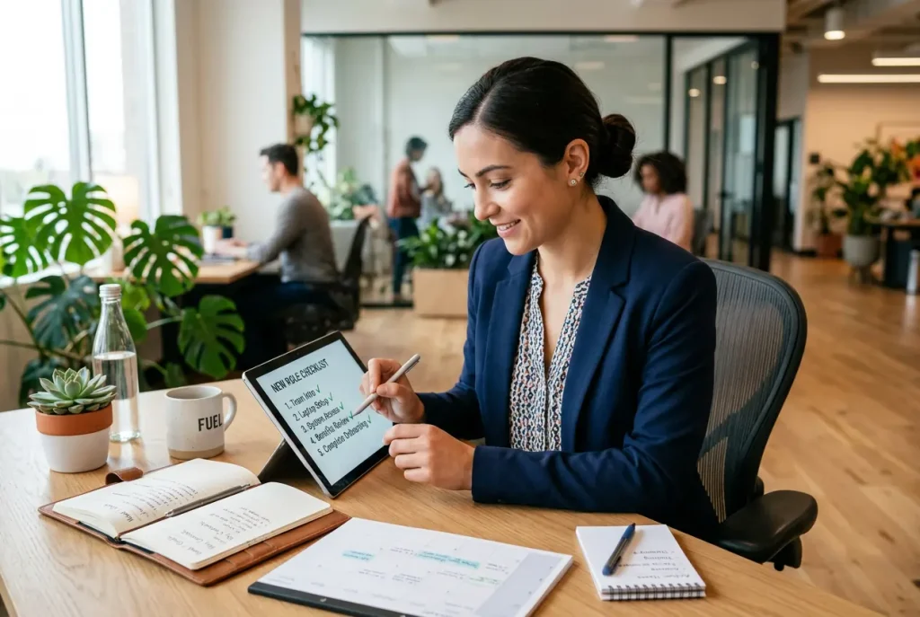 starting a new job checklist